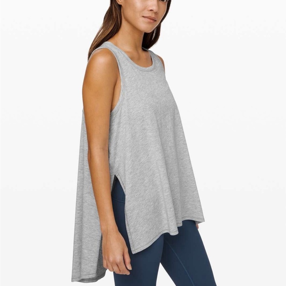 lululemon athletica Gray Tank Top